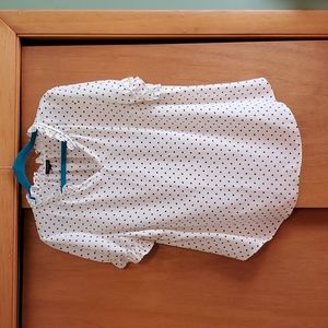 Talbots polka-dot blouse
